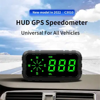 Digital GPS Velocímetro Velocímetro Digital Head Up Display de Fonte Grande Velocidade Para Todos os Carros de Satélite GPS Velocidade Adequada Para Carros