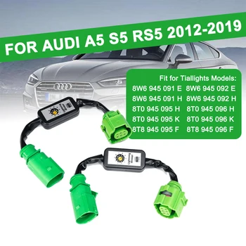 2Pcs Para Audi A5 S5 RS5 2012-2019 LED lanterna traseira Cabo do Módulo Dinâmico, por sua vez, Sinal Indicador de Chicote de fios do Fio para a Esquerda e Direita Luz da Cauda